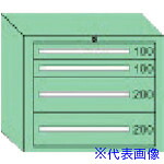■OS デラックス重量キャビネット 間口811&times;奥行557&times;高さ681mm(若草色) DX605(1367357)[法人限定][直送元]｜ファーストFACTORY