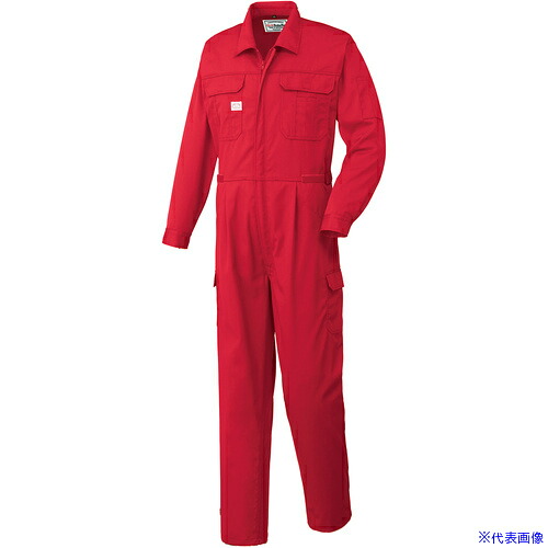 ■AUTO&minus;BI AW(秋冬)モデル つなぎ服2350&minus;005レッド&minus;5L 23500055L(1367885)[送料別途お見積り][法人限定][掲外取寄]｜ファーストFACTORY