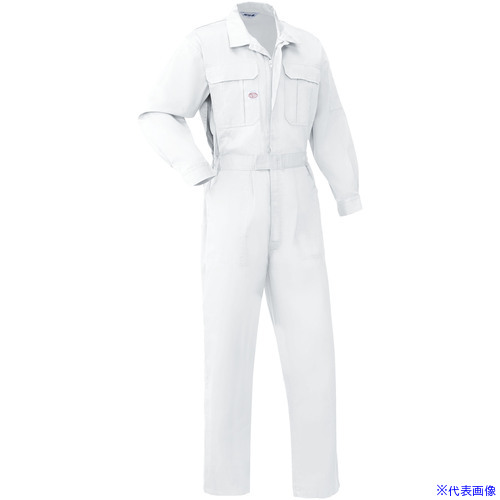 ■AUTO&minus;BI SS(春夏)モデル つなぎ服1160&minus;009ホワイト&minus;S 1160009S(1368232)[送料別途お見積り][法人限定][掲外取寄]｜ファーストFACTORY