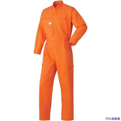 ■AUTO&minus;BI AW(秋冬)モデル つなぎ服8200&minus;003オレンジ&minus;LL 8200003LL(1368994)[送料別途お見積り][法人限定][掲外取寄]｜ファーストFACTORY