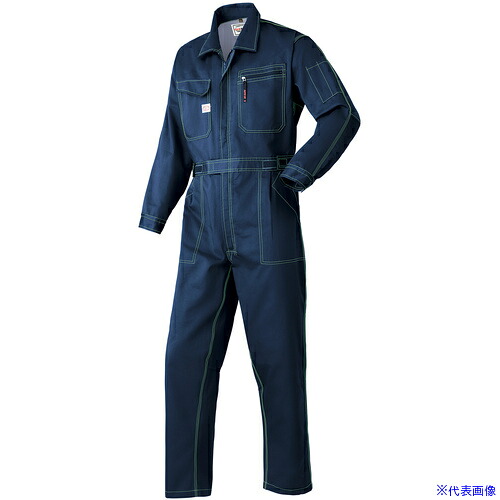 ■AUTO－BI AW(秋冬)モデル つなぎ服5960－001ネイビーブルー－3L 59600013L(1369386)[送料別途お見積り][法人限定][掲外取寄]