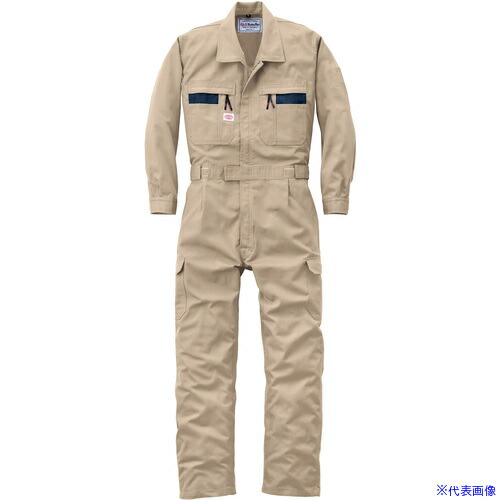 ■AUTO－BI AW(秋冬)モデル つなぎ服8700－011カーキ－S 8700011S(1369639)[送料別途お見積り][法人限定][掲外取寄]