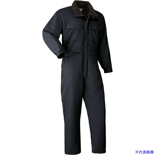 ■AUTO&minus;BI AW(秋冬)モデル 防寒つなぎ服830&minus;006ブラック&minus;S 830006S(1370492)[送料別途お見積り][法人限定][掲外取寄]｜ファーストFACTORY