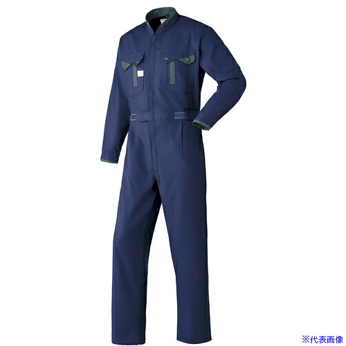 ■AUTO&minus;BI AW(秋冬)モデル つなぎ服8400&minus;001ネイビーブルー&minus;5L 84000015L(1370523)[送料別途お見積り][法人限定][掲外取寄]｜ファーストFACTORY