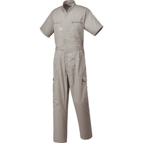 ■AUTO&minus;BI SS(春夏)モデル つなぎ服8201&minus;008シルバーグレー&minus;M 8201008M(1370805)[送料別途お見積り][法人限定][掲外取寄]｜ファーストFACTORY