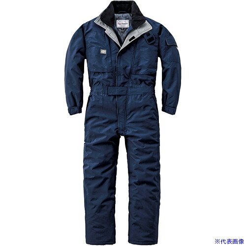 ■AUTO&minus;BI AW(秋冬)モデル 防寒つなぎ服 ネイビ&minus;ブル&minus; 5Lサイズ 7000015L(1371207)｜ファーストFACTORY