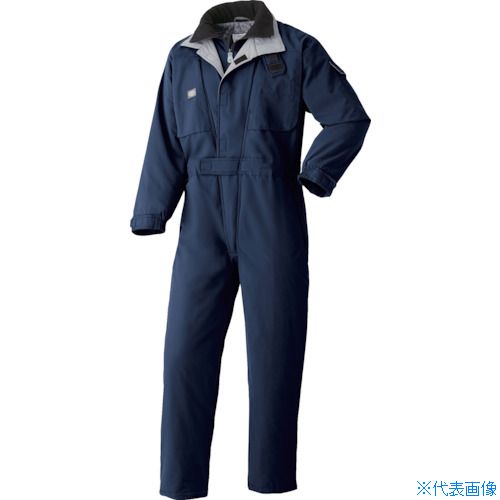 ■AUTO－BI AW(秋冬)モデル 防寒つなぎ服 ネイビ－ブル－ Lサイズ 700001L(1371242)