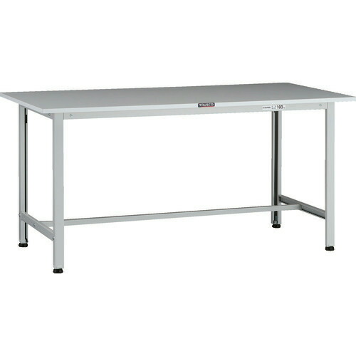 ■TRUSCO 軽荷重作業台(200kg)AO型 1500X600XH740 基本タイプ ホワイト色 AOR1560(1371723)[法人限定][直送元]