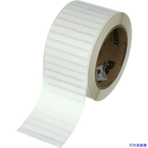 ■PANDUIT 熱転写プリンター用ラベル ポリエステル 白 サイズ50.8mmx9.5mm 5000枚入り C200X038YJT C200X038YJT(1373808)&times;2[送料別途お見積り][法人限定][メーカー取寄]｜ファーストFACTORY