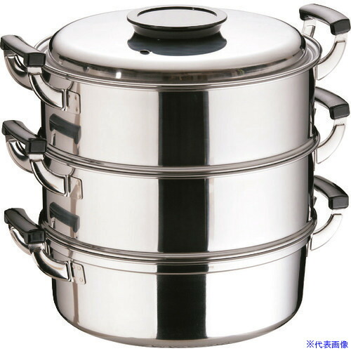 10117円 日本に ■TKG PE 18-0丸型蒸器 29cm 3段 AMS72293 1378484 送料別途見積り 法人 事業所限定 掲外取寄