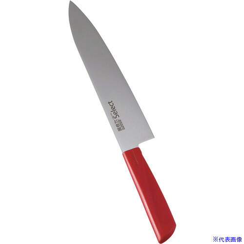 ■TKG カラーセレクト 牛刀(両刃) 3015－RD 21cm レッド AKL3001(1384740)[送料別途お見積り][法人限定][掲外取寄]