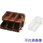 ■TKG SA18－8デラックス オーガナイザー 2段3列(6ヶ入) ホワイト EOC035(1386398)[送料別途お見積り][法人限定][掲外取寄]