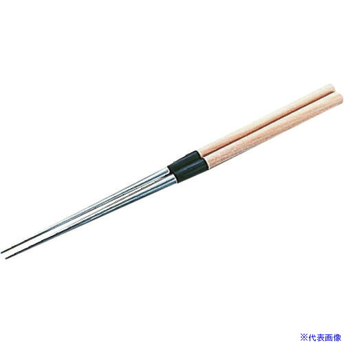 ■TKG 極上白木柄 盛箸(水牛桂柄付) 180mm BML01018(1394269)[送料別途見積り][法人・事業所限定][掲外取寄]