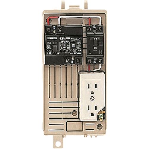 ■未来 屋外電力用仮設ボックス (漏電しゃ断器・分岐ブレーカ・コンセント内蔵) 1L1C(1397054)[送料別途お見積り][法人限定][掲外取寄]