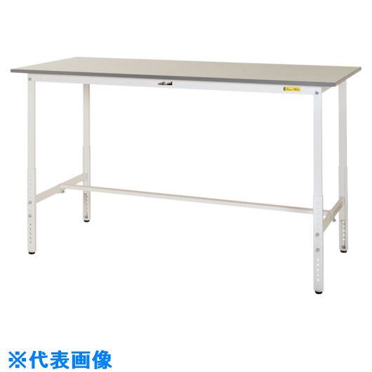 ■ヤマテック 軽量作業台 ワークテーブル150シリーズ 高さ調整タイプ W1800×750×H900～1200mm シルキーホワイト SUPAH1875WW(1398546)[法人限定][外直送元]