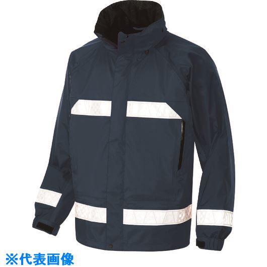 ■アイトス 全天候型リフレクタージャケット(男女兼用) ブルー L 56303006L(1429573)[送料別途お見積り][法人限定][掲外取寄]｜ファーストFACTORY