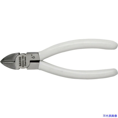 ■BAHCO ニッパ(ステンレス刃) 切断能力:鉄線Φ0.8mm、銅線Φ0.8mm 200mm SS402200(1443584)|ファーストFACTORY