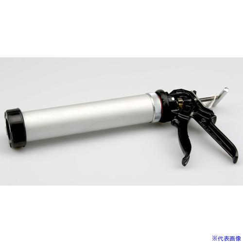 ■シャープ コーキングガン ウルトラフローガン400mlコンビ CGE00640C(1454627)[送料別途見積り][法人・事業所限定][外直送]