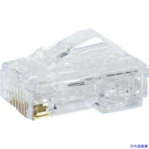 ■PANDUIT カテゴリ5E 細径ケーブル用モジュラープラグ AWG28単線・撚線 100個入り MP528－C MP528C(1454800)