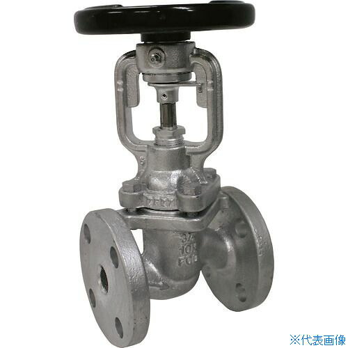 ■YOSHITAKE ダクタイル製 ベローズシールバルブ 32A BSV20F32A(1457401)
