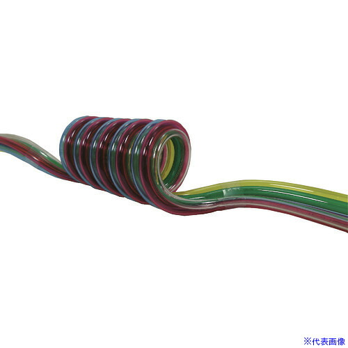 ■チヨダ スパイラルチューブ 耐水性マルチスパイラル 芯数5 外径12mm/使用範囲1920mm 5MES1215S(1463704)[送料別途お見積り][法人限定][掲外取寄]｜ファーストFACTORY