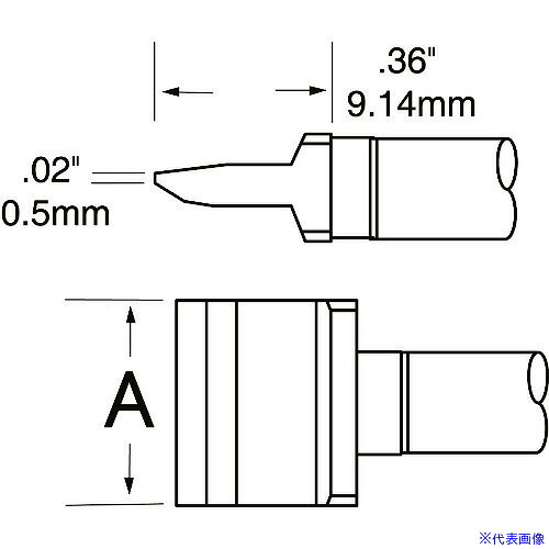 ■メトカル Metcal MFR－1110・2210シリーズ チップカートリッジ RCPBL1(1470755)[送料別途お見積り][法人限定][掲外取寄]