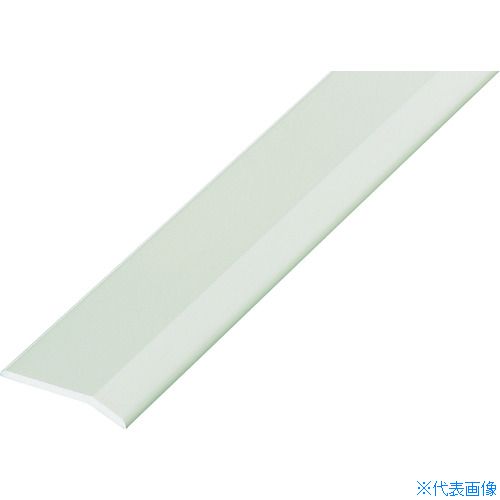 ■ASSIST 床金物20－111WHヘの字押え 穴なし アルミオフホワイト 1/2定尺2.00M 20111WH14H(1471561)[送料別途お見積り][法人限定]
