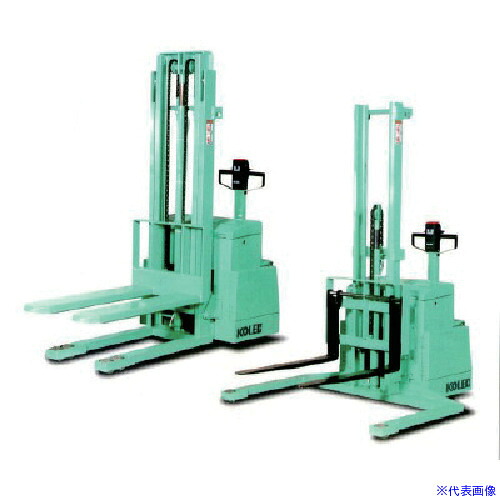 ■コレック スタッカーフォーク 950kg SHPF1W(1472710)[送料別途お見積り][法人限定][外直送]｜ファーストFACTORY