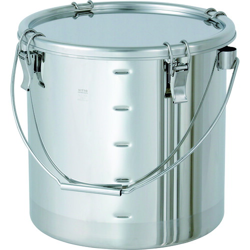 ■MONOVATE 吊り下げ式ステンレス密閉容器 目盛付(クリップ式/CR) 20L CTBM30PCA(1474488)[法人・事業所限定][外直送元]
