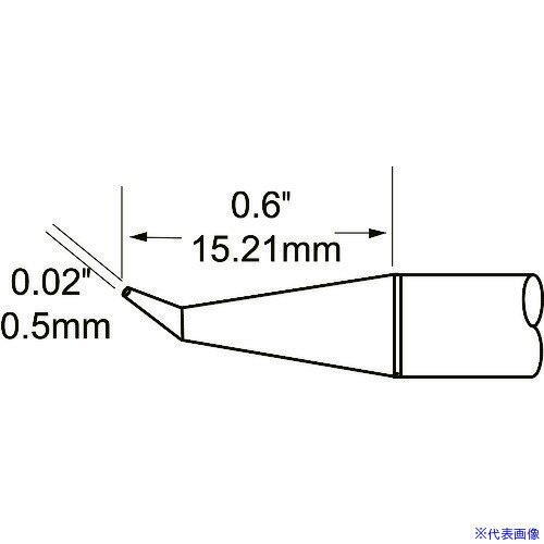 ■メトカル Metcal MFR－1110・2210シリーズ チップカートリッジ STPDRH05(1477064)[送料別途お見積り][法人限定][掲外取寄]