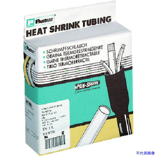 ■PANDUIT 熱収縮チューブ 標準長尺タイプ 黒 HSTT50Q(1477390)[送料別途お見積り][法人限定][掲外取寄]