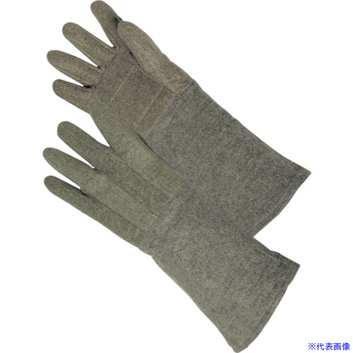 ■テイケン 耐熱手袋 ロングタイプEGF37L60 EGF37L60(1479542)[送料別途お見積り][法人限定][掲外取寄]