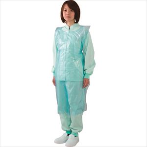 ■川西 ガードファインエプロンアルファ80枚入 ブルー 4448BL(1480592)×16[送料別途見積り][法人・事業所限定][掲外取寄]