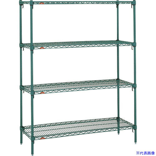 ■ERECTA スーパーアジャスタブルシール3 間口1517mm×奥行609mm×高さ1895mm 4段 A2460NK374PK34(1482760)[送料別途お見積り][法人限定][外直送]