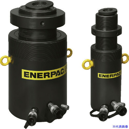■ENERPAC 安全ロックナット付油圧シリンダ(複動式) 揚力2463kN 最低高416mm HCRL2506(1491827)[送料別途お見積り][法人限定][直送]｜ファーストFACTORY