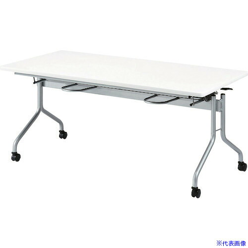 ■ニシキ 食堂テーブル 4人掛 ホワイト RFH1575WH(1492808)[法人限定][直送元]