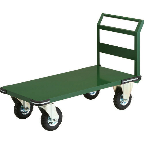 ■TRUSCO 鋼鉄製運搬車 1200X600 空気入タイヤ PH2LAR(1495858)[法人限定][直送元]