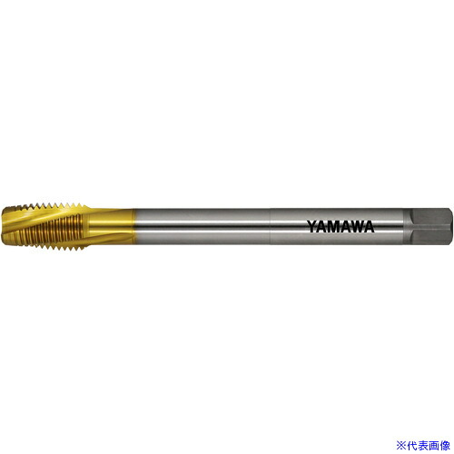 ■ヤマワ ロング高速用通り穴用スパイラルタップ LS-F-SL L100 P3 M10X1.5 LSFSLP3100M10X1.5(1535977)