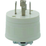 ■Panasonic 接地3P30A引掛キャップ・W WF6430W(1575253)×5[送料別途お見積り][法人限定][掲外取寄]