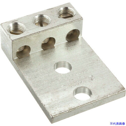 ■PANDUIT アルミ製メカニカルコネクター 2穴3バレルラグ 電線サイズAWG14&minus;AWG1/0 LAM3B1/0&minus;38&minus;6Y LAM3B10386Y(1578822)[送料別途お見積り][法人限定][掲外取寄]｜ファーストFACTORY