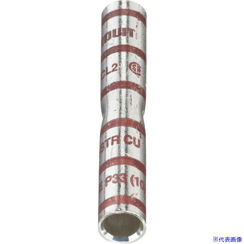 ■PANDUIT 銅製バットスプライス ロングバレル 電線サイズAWG2 SCL2&minus;Q SCL2Q(1580360)[送料別途お見積り][法人限定][掲外取寄]｜ファーストFACTORY