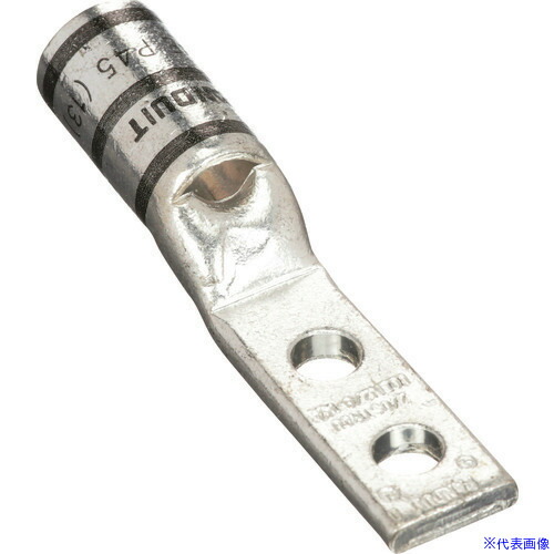 ■PANDUIT 銅製圧縮端子 2穴 幅細取付板 電線サイズ AWG2/0 取付穴サイズ 6.4mm 取付穴間隔 16mm LCDN2/0－14A－X LCDN2014AX(1586808)×2[送料別途お見積り][法人限定][掲外取寄]