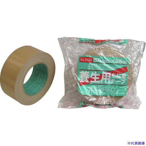 ■SLIONTEC 養生用布粘着テ－プ 333000DB0050X25(1587583)×60[送料別途お見積り][法人限定][掲外取寄] 26,400円
