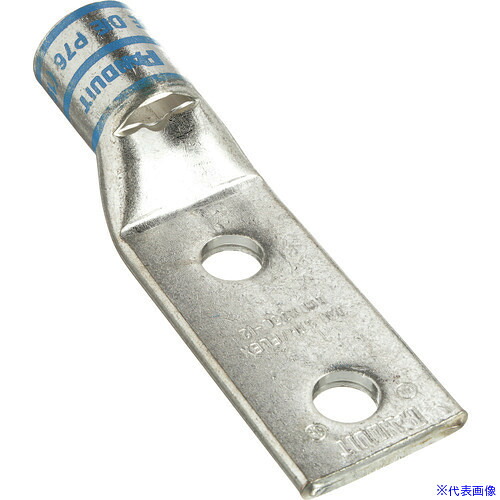 ■PANDUIT 銅製圧縮端子 2穴 電線サイズ AWG6 取付穴サイズ 6.4mm 取付穴間隔 16mm LCDX6&minus;14A&minus;L LCDX614AL(1590013)[送料別途お見積り][法人限定][掲外取寄]｜ファーストFACTORY