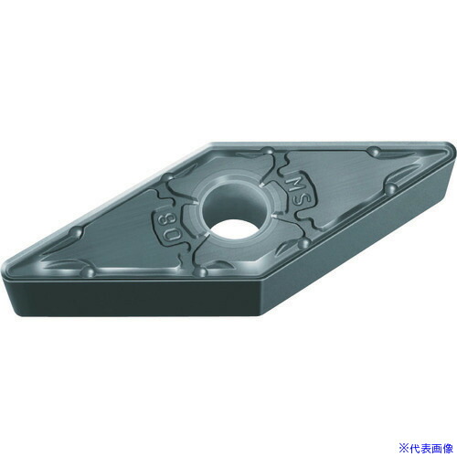 ■三菱 旋削難削材中切削用MSブレーカ付インサート PVDコーティング MP9005 VNMG160408MS(MP9005)(1591709)×10[送料別途お見積り][法人限定][掲外取寄]