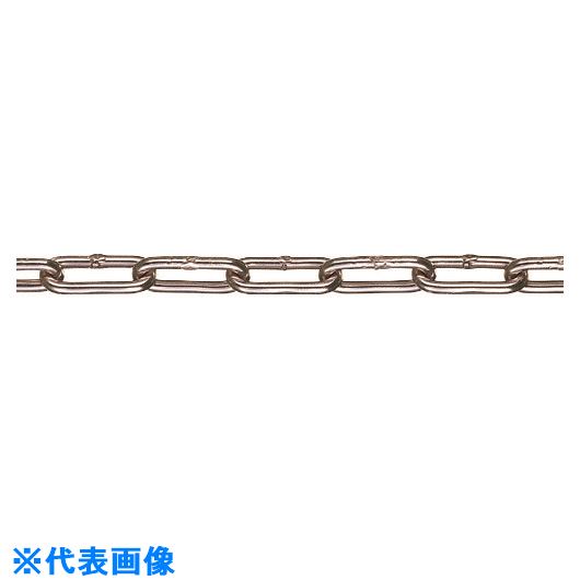 ■水本 【要長さ指定】アルミカラーチェーン ピンク AL-5P 長さ・リンク数指定カット 4.1～5m AL55CP(1600506)[送料別途お見積り][法人限定][掲外取寄]