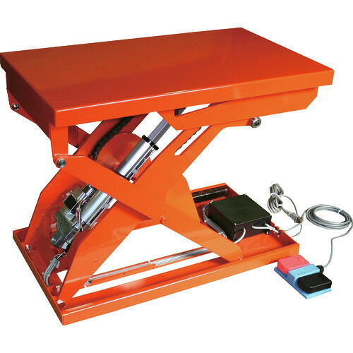 ■TRUSCO テーブルリフト250kg(電動Bねじ式200V)400&times;720mm HDLH2547R22(1605404)[法人限定][直送元]｜ファーストFACTORY