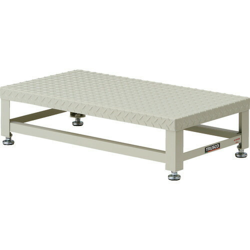 ■TRUSCO ローハイシステムステップ スチール製 750x400XH200～230 LH200(1607963)[法人限定][直送元]