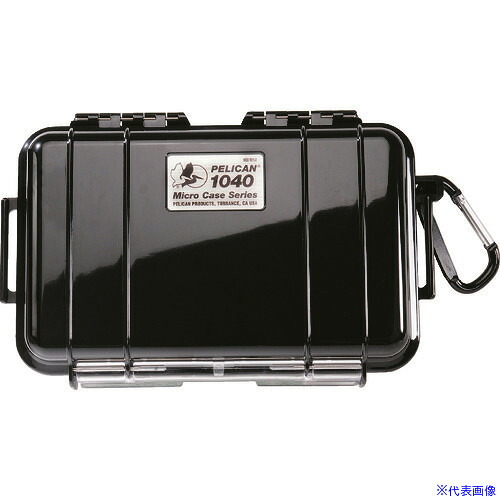 ■PELICAN マイクロケース 1040 黒×黒 149×103×54 1040BKBK(1608612)