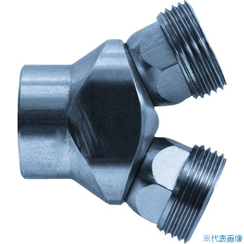 ■ヒルトライン ステンレス製クーラントホース(1/4ホースシステム)用ジョイント Y型ジョイント 50° 1YV(1608900)|ファーストFACTORY